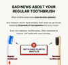 TOXIN DODGER Boar or Horse Bristle Toothbrush (4 Pack)